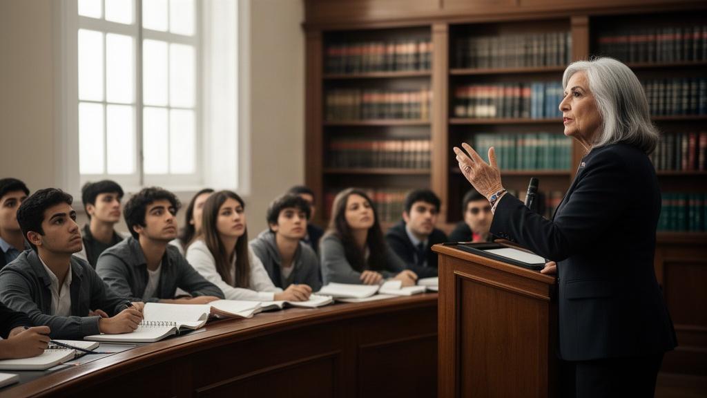 Presidenta de la Corte Suprema llama a formar abogados íntegros ante la crisis ética