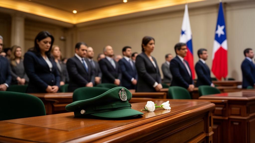 Cámara Alta rinde homenaje a Cristopher Aguilera, nuevo mártir de Carabineros