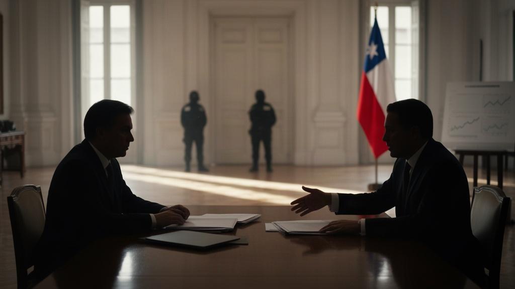 Kast y embajador de EE.UU. abordan economía y seguridad en La Moneda